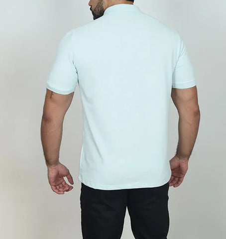 POLO MAS MC ESSENCIAL SLIM OGOCHI VERDE AGUA 6008