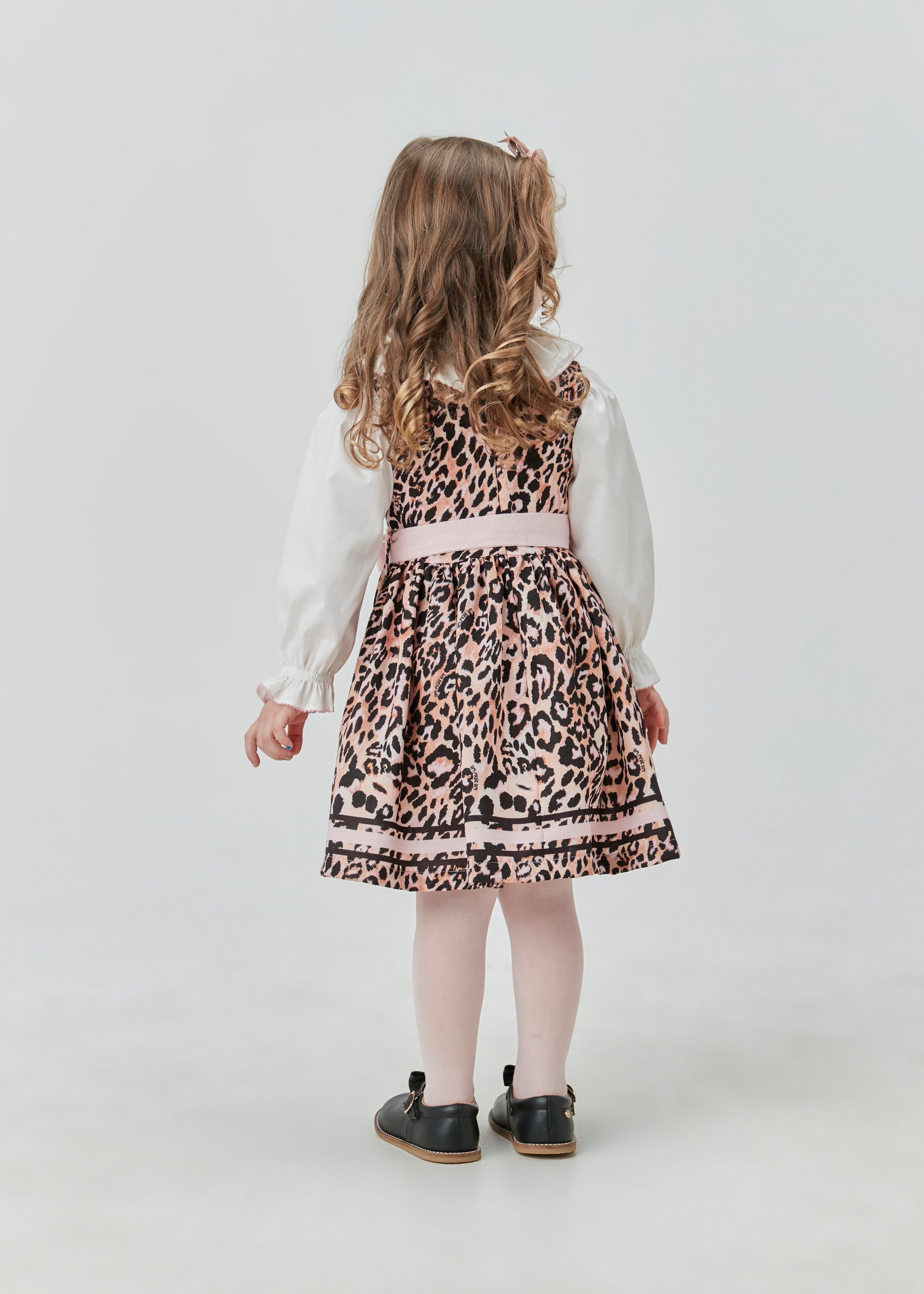 VESTIDO RODADO EM LINHO ESTAMPADO MULTICOLORIDO