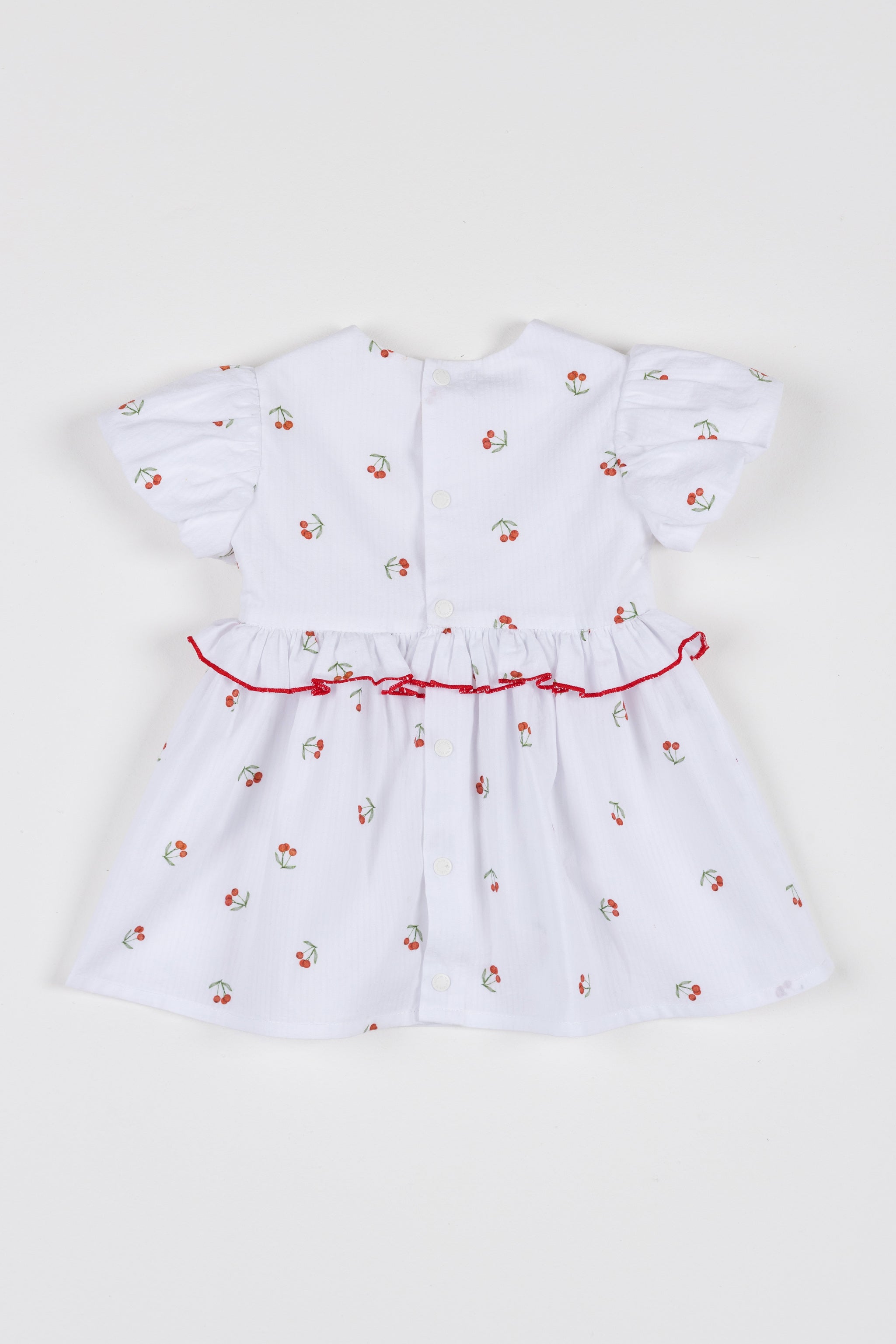 VESTIDO MIDI TRICOLINE ANA RUGA ESTAMP OFF WHITE