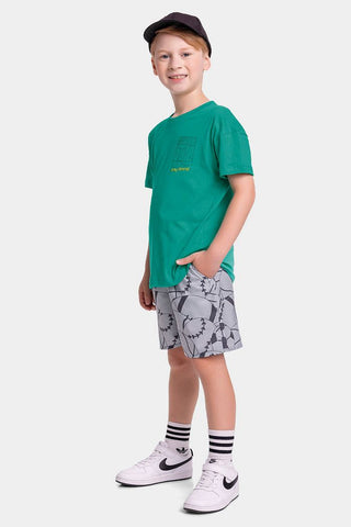 CONJ MAS CAM NEVER E BERM TAC EST BOLSO VERDE/CINZA