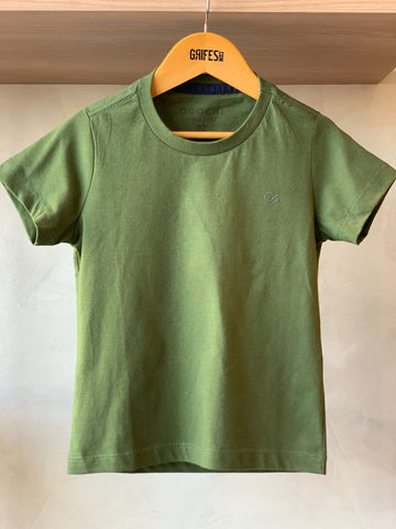 CAMISETA OGOCHI INF MC ESSENCIAL VERDE MUSGO 0323