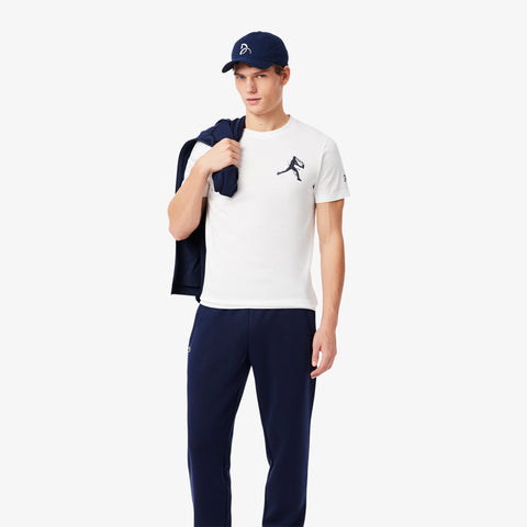 CAMISETA MASC MC E BONE LACOSTE BRANCO 522