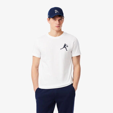 CAMISETA MASC MC E BONE LACOSTE BRANCO 522