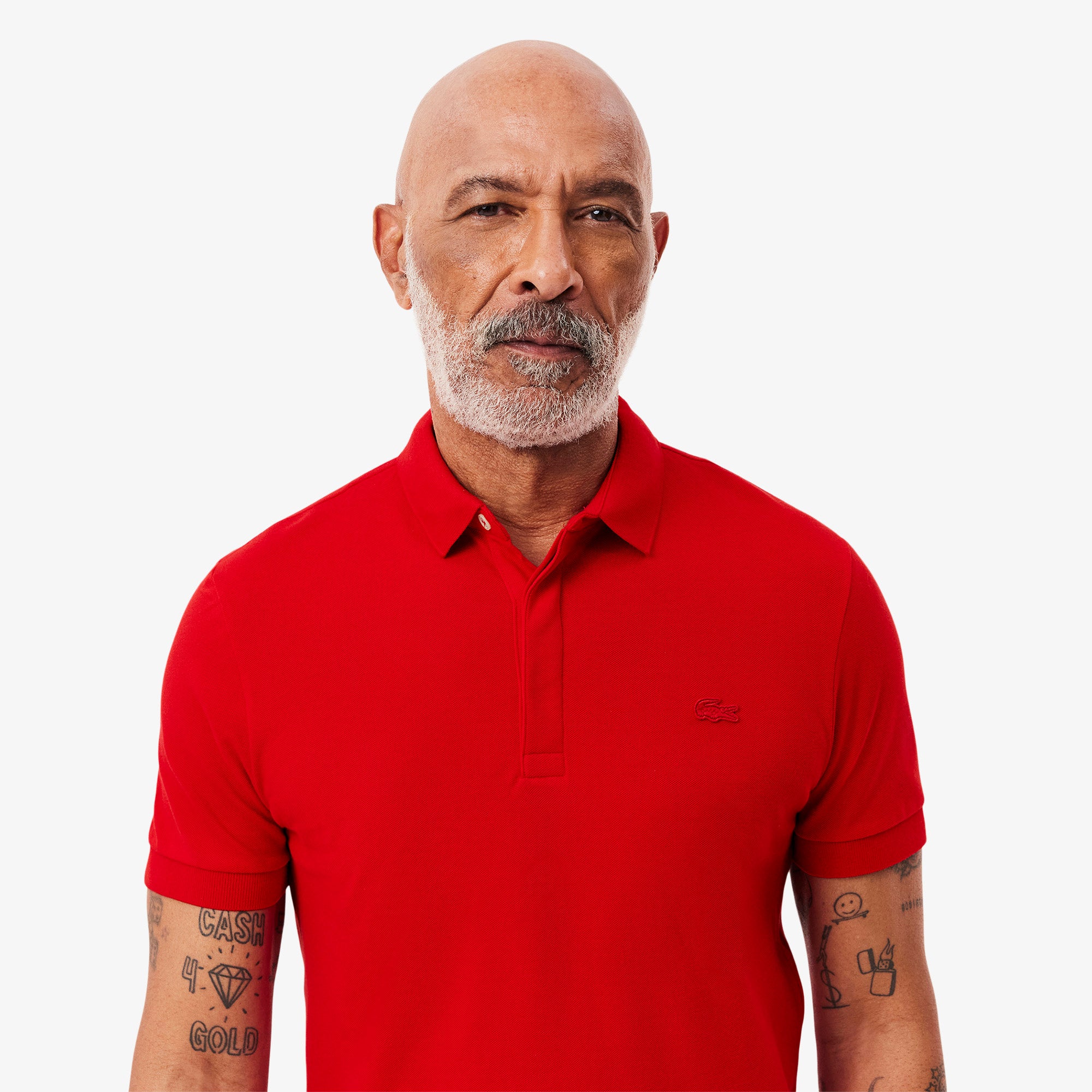 POLO MAS MC LACOSTE VERMELHO 240