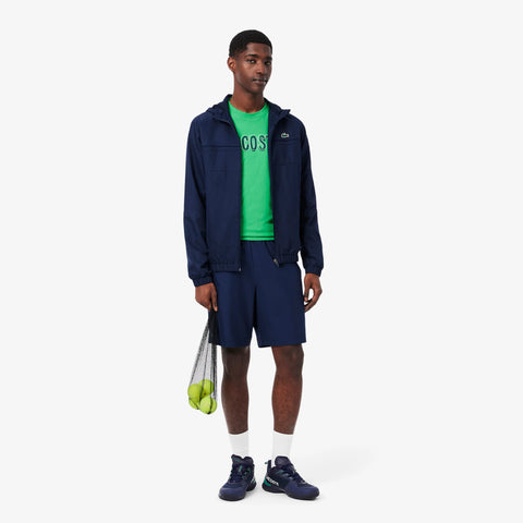CAMISETA MASC MC LACOSTE VERDE BANDEIRA SIW