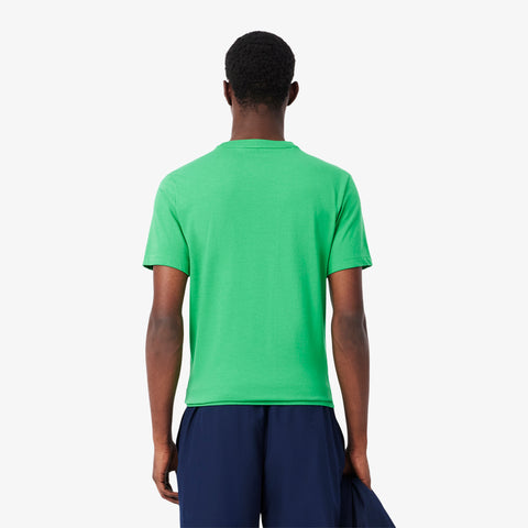 CAMISETA MASC MC LACOSTE VERDE BANDEIRA SIW
