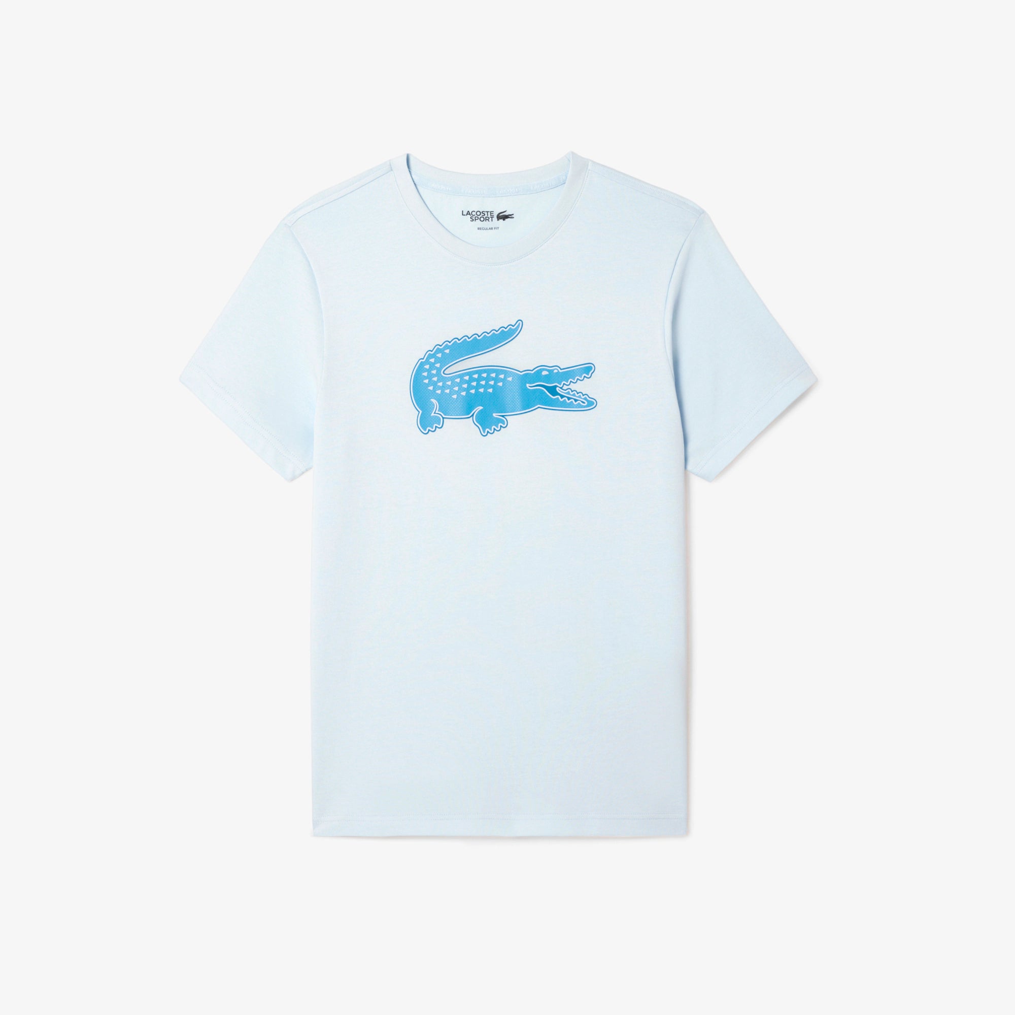 CAMISETA MAS MC LACOSTE AZUL CLARO DIK