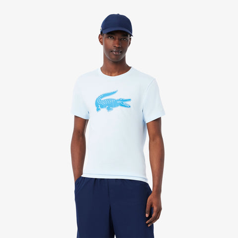 CAMISETA MAS MC LACOSTE AZUL CLARO DIK