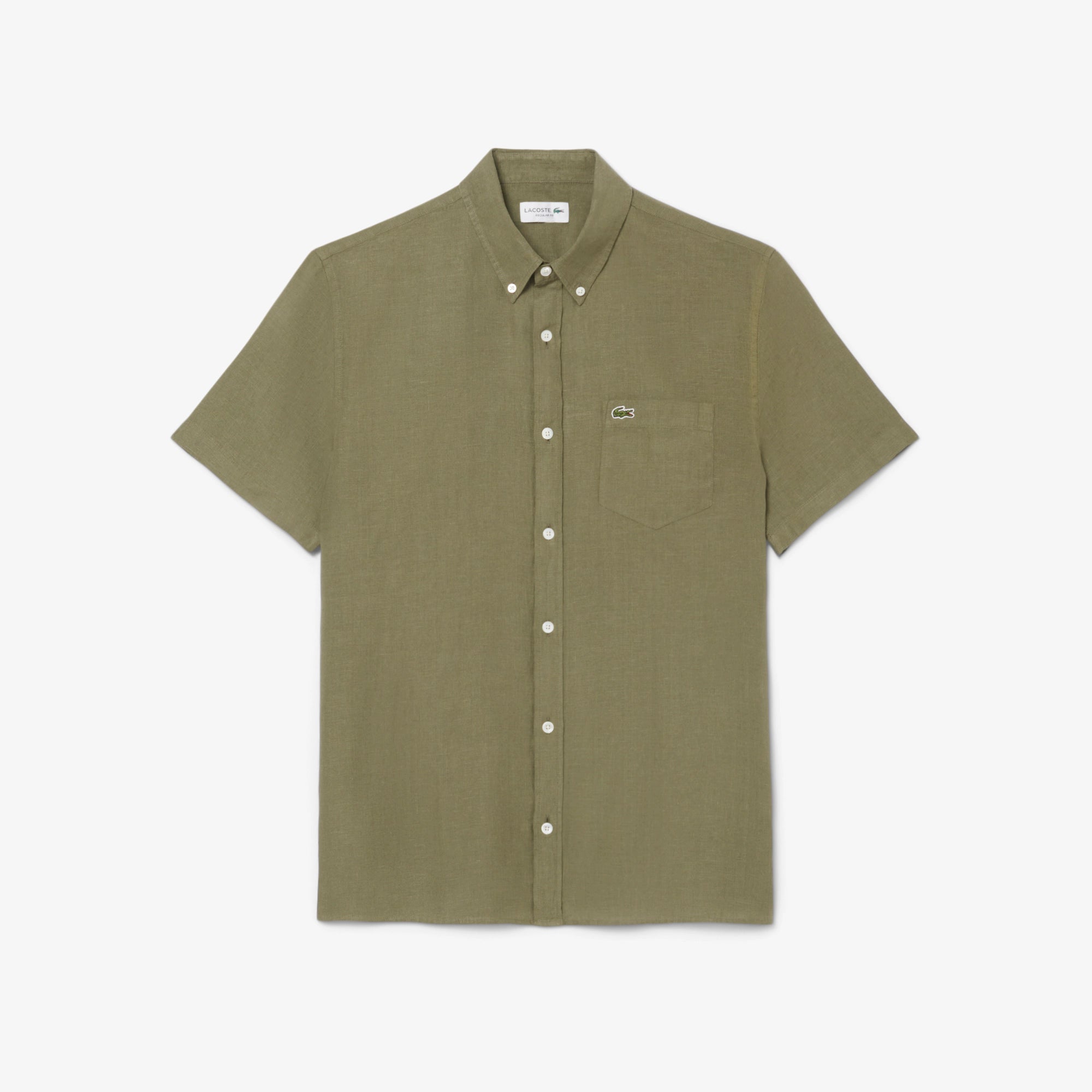 CAMISA MC MAS LACOSTE VERDE MUSGO BMY