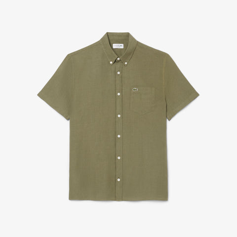 CAMISA MC MAS LACOSTE VERDE MUSGO BMY