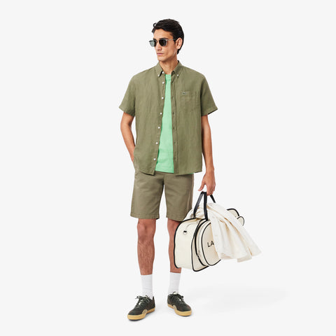 CAMISA MC MAS LACOSTE VERDE MUSGO BMY