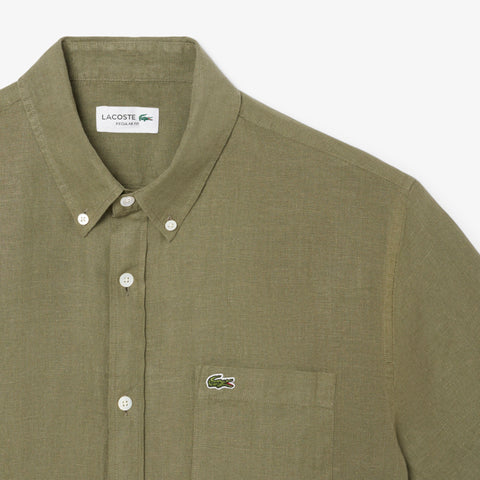 CAMISA MC MAS LACOSTE VERDE MUSGO BMY