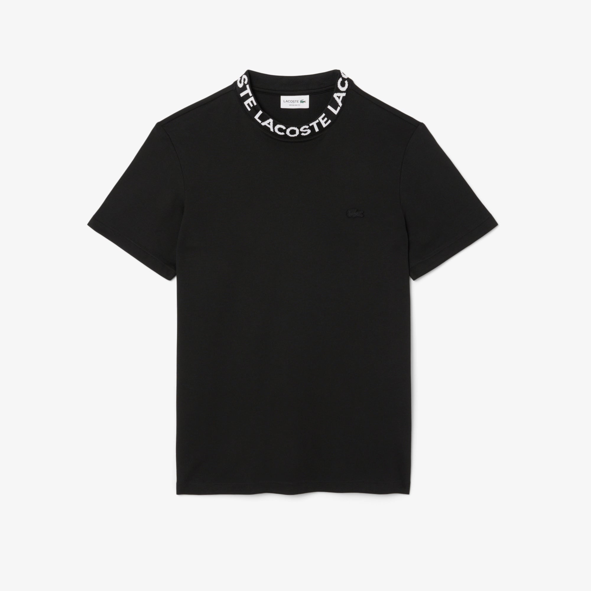CAMISETA MC MAS DET GOLA LACOSTE AZUL MEDIO HD9