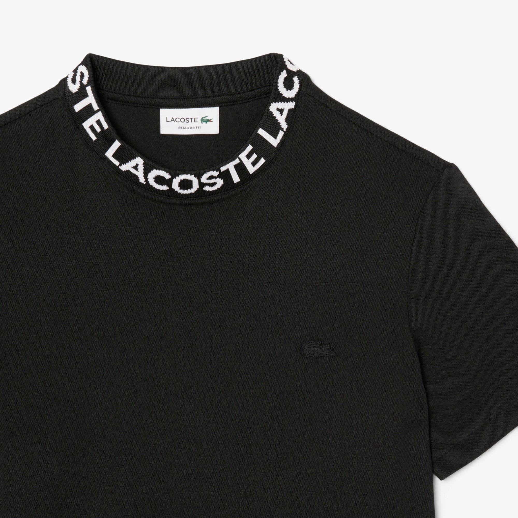 CAMISETA MC MAS DET GOLA LACOSTE AZUL MEDIO HD9