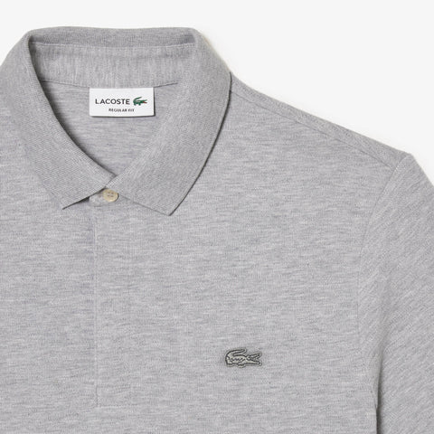 POLO MAS MC LACOSTE CINZA CLARO CCA