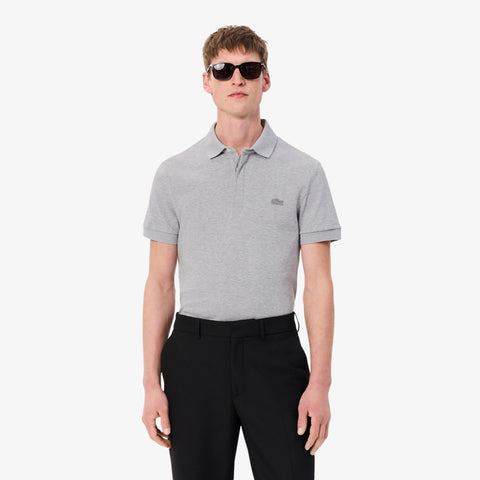 POLO MAS MC LACOSTE CINZA CLARO CCA