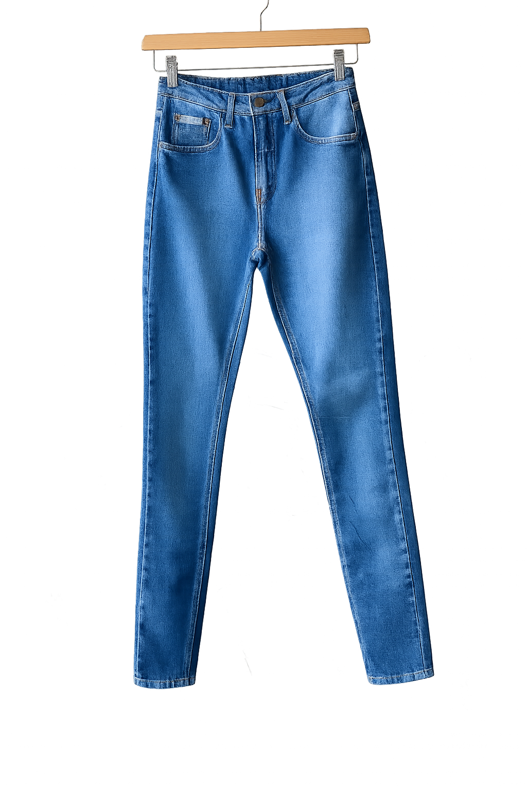 CALCA CKJ FEM JEANS SKINNY HIGH RISE AZUL MEDIO