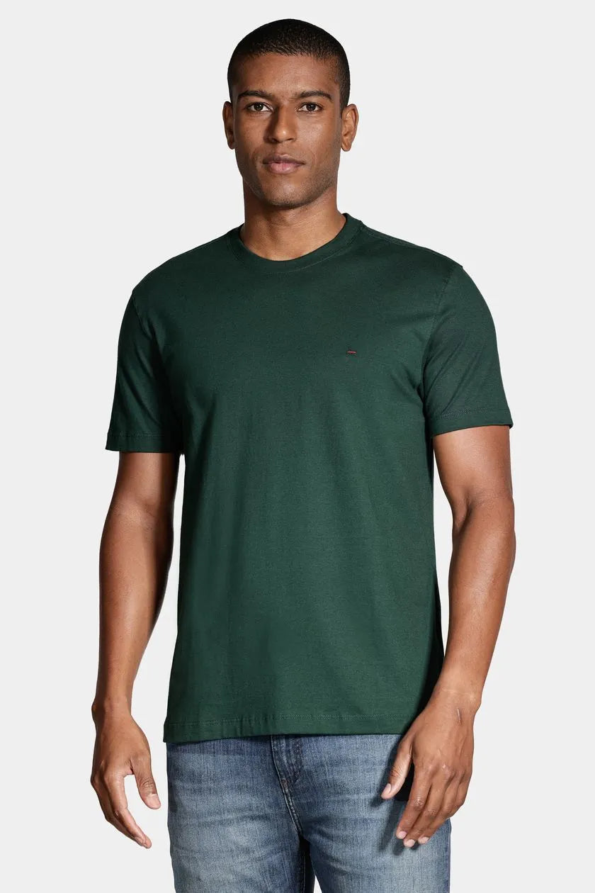CAMISETA MC MAS ARAMIS BASICA VERDE FLORESTA