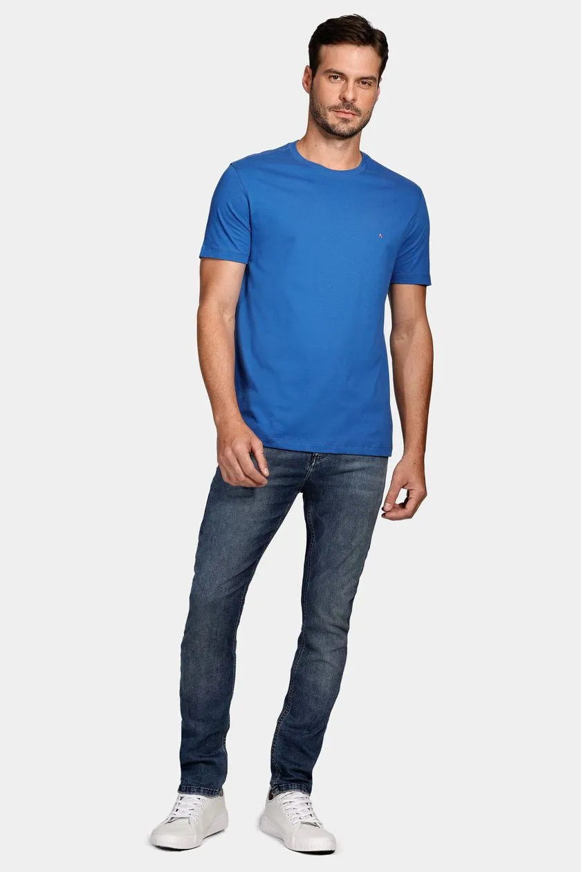 CAMISETA MC MAS ARAMIS BASICA AZUL ROYAL