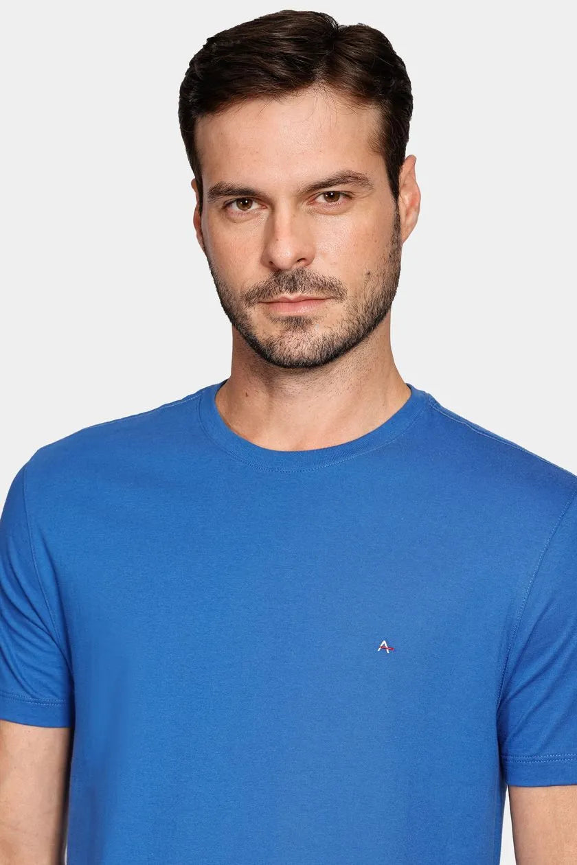 CAMISETA MC MAS ARAMIS BASICA AZUL ROYAL
