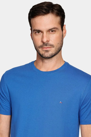 CAMISETA MC MAS ARAMIS BASICA AZUL ROYAL