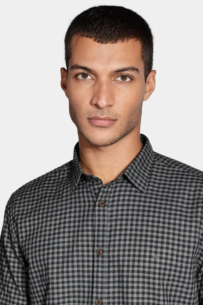 CAMISA MAS MC REG XADREZ FLAME ARAMIS AZUL MEDIO/PRETO