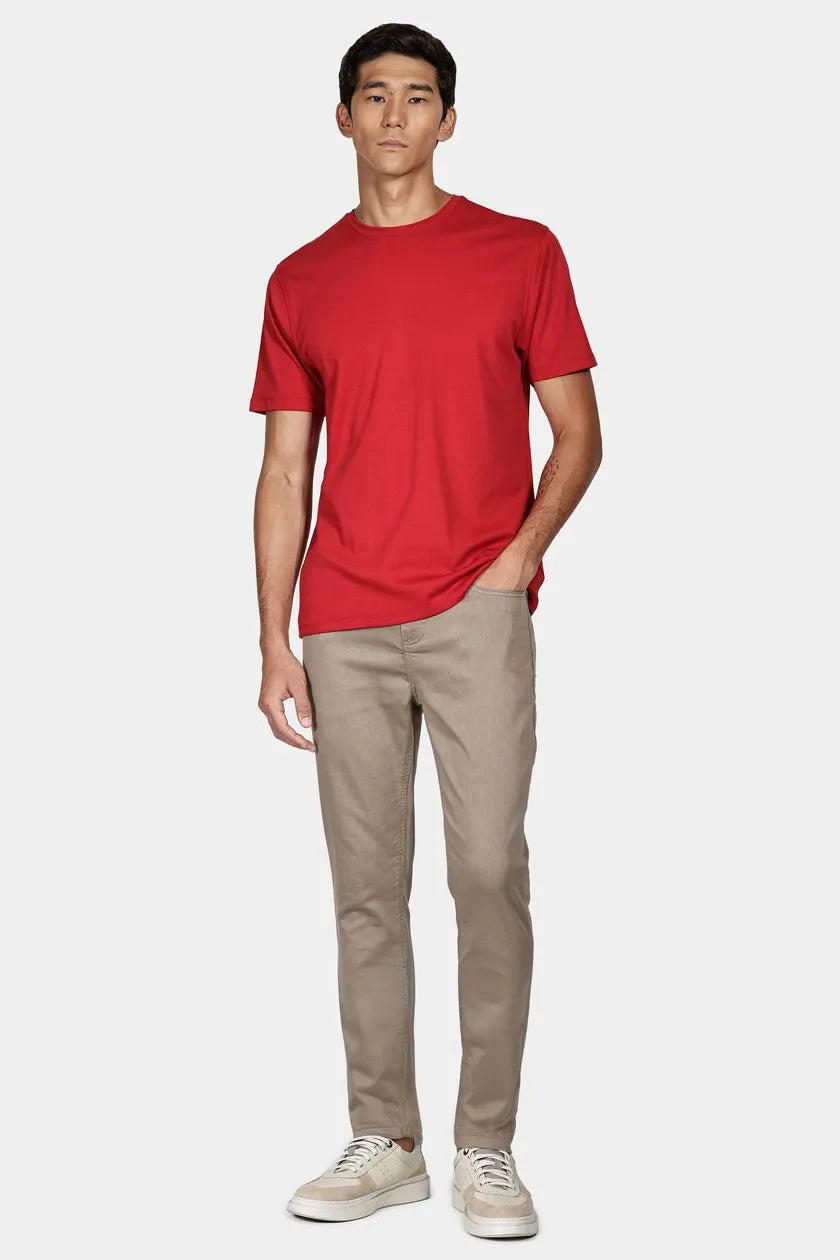 CAMISETA MAS MC LIQUID COTTON ARAMIS VERMELHO CARMIM