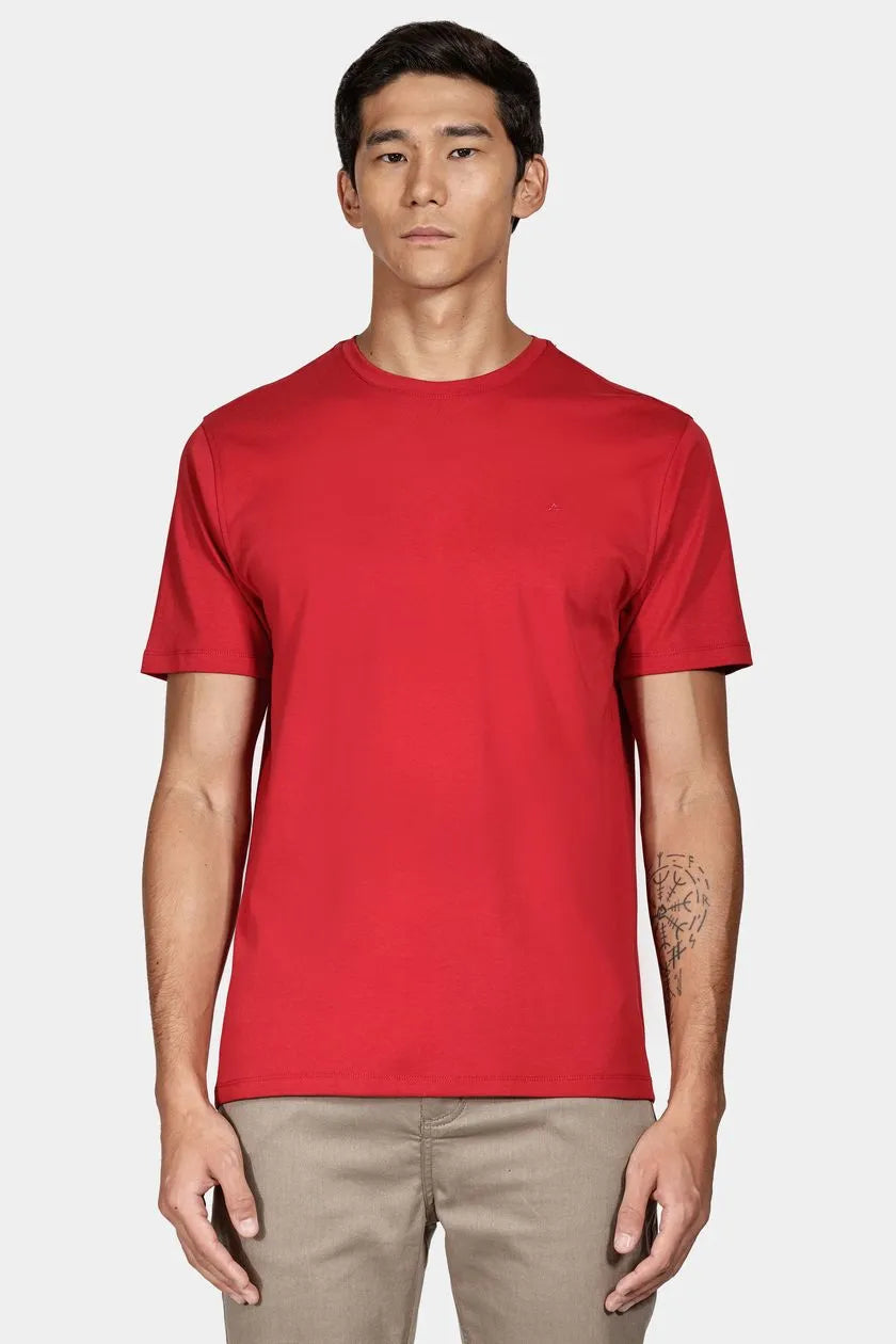CAMISETA MAS MC LIQUID COTTON ARAMIS VERMELHO CARMIM