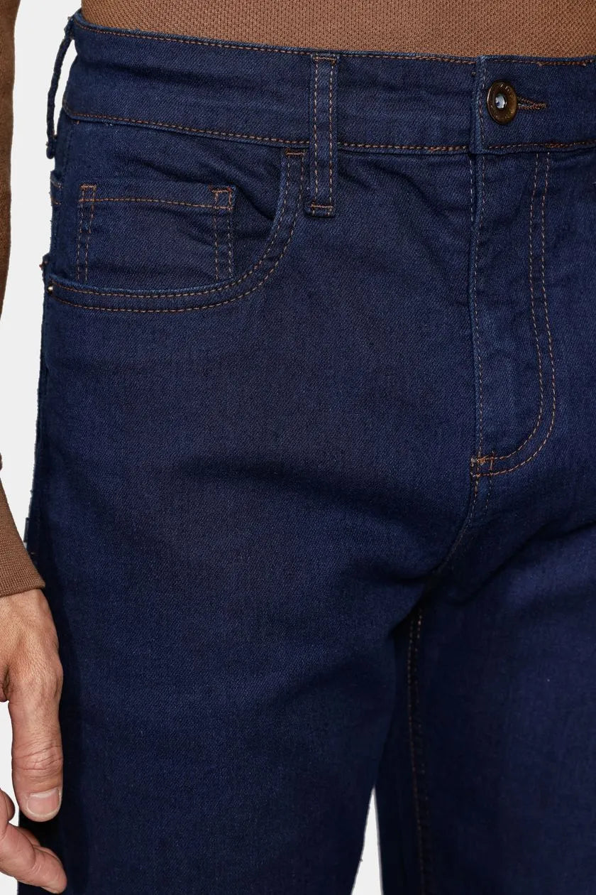CALCA MAS JNS SLIM DARK BLUE KOMBAT AZUL ESCURO