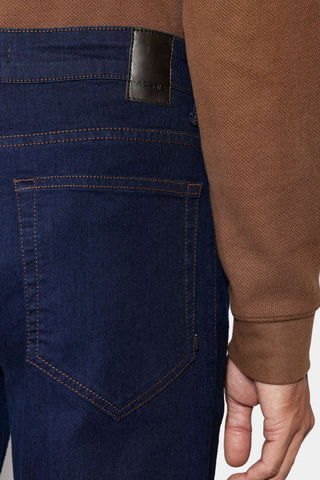 CALCA MAS JNS SLIM DARK BLUE KOMBAT AZUL ESCURO