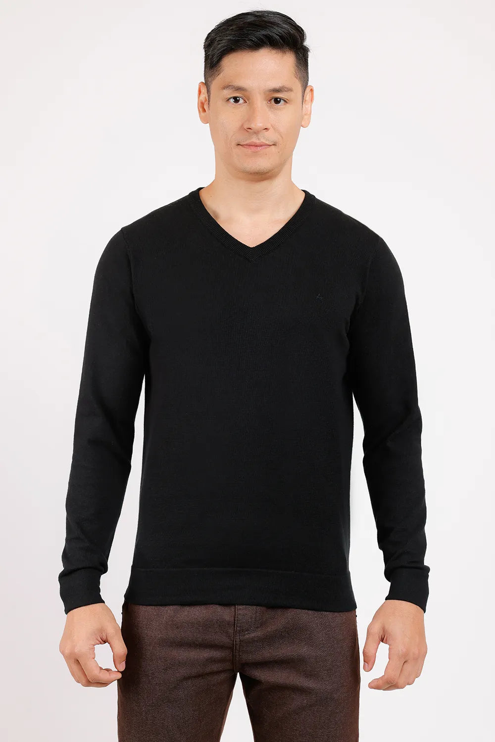 CASACO MAS TRICOT ML GOLA V ARAMIS PRETO