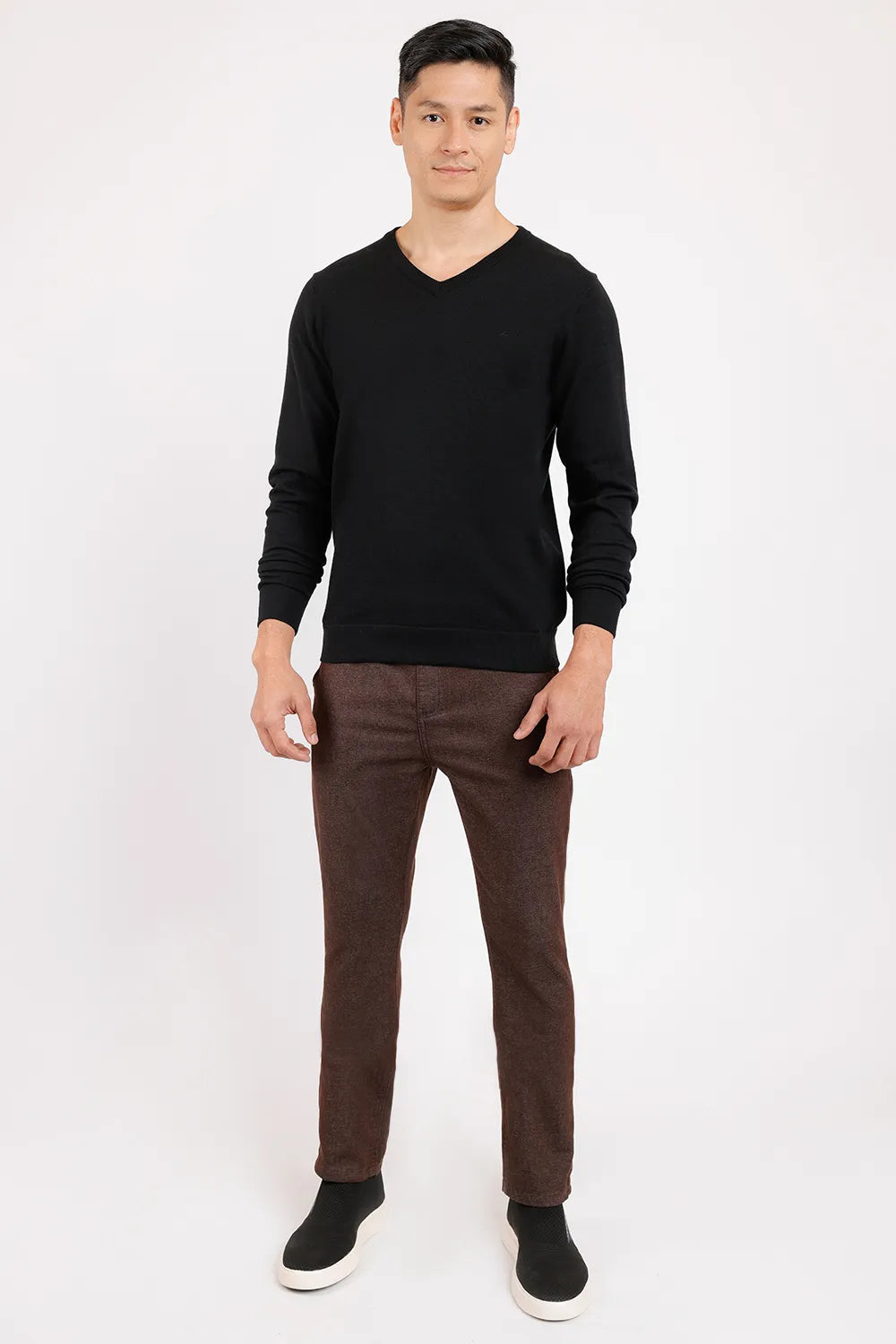 CASACO MAS TRICOT ML GOLA V ARAMIS PRETO