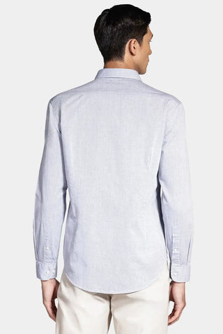 CAMISA MAS ML SL ALGODAO WILLIS ARAMIS AZUL