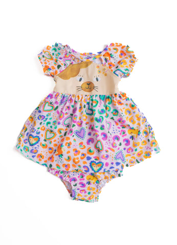 VESTIDO E CALCINHA BB POP PRINT LILAS