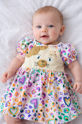 VESTIDO E CALCINHA BB POP PRINT LILAS