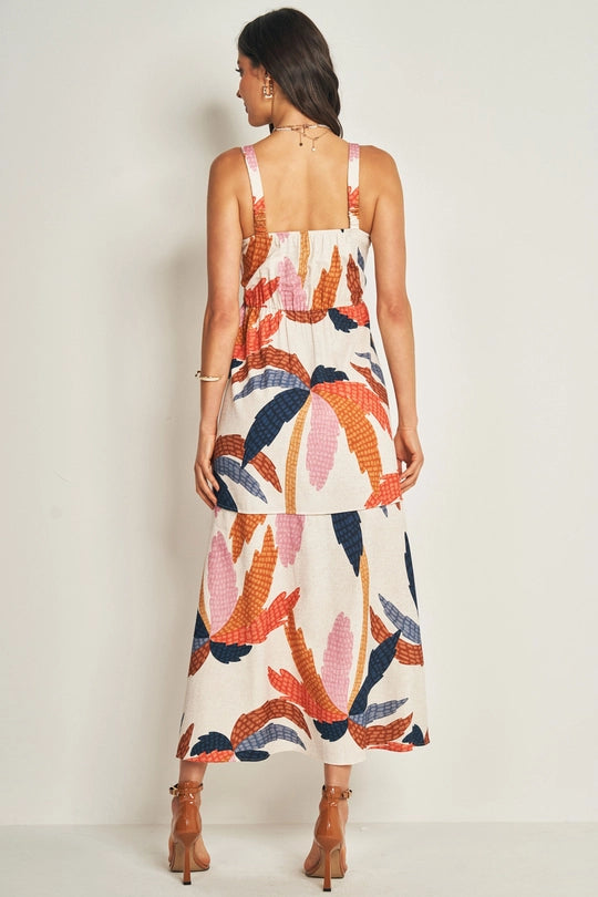 VESTIDO LG ALCA VISCOLINHO ROMANCE TROP BUTTER