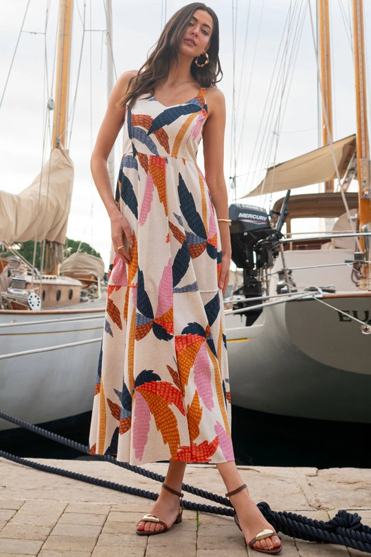 VESTIDO LG ALCA VISCOLINHO ROMANCE TROP BUTTER