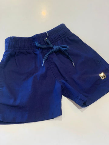 NOVO SHORT LINHO MASC KIDS LISO MARINHO