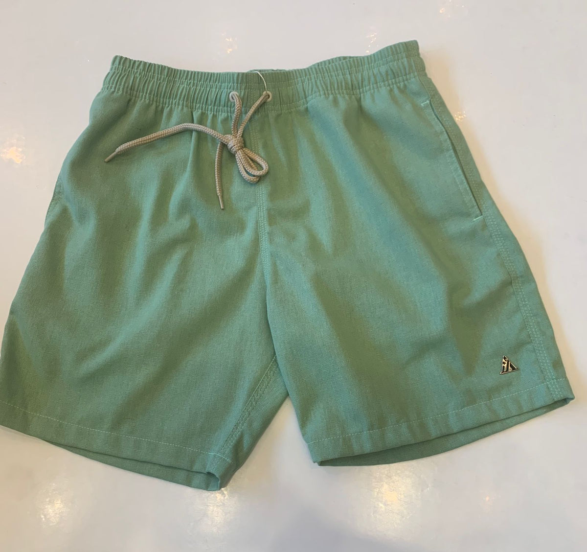 SHORT LINHO MASC LISO VERDE BEBE
