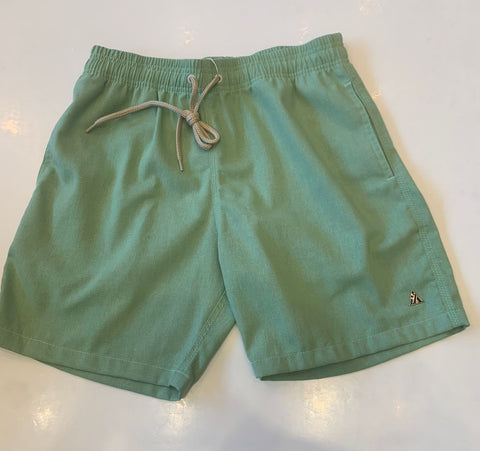 SHORT LINHO MASC LISO VERDE BEBE