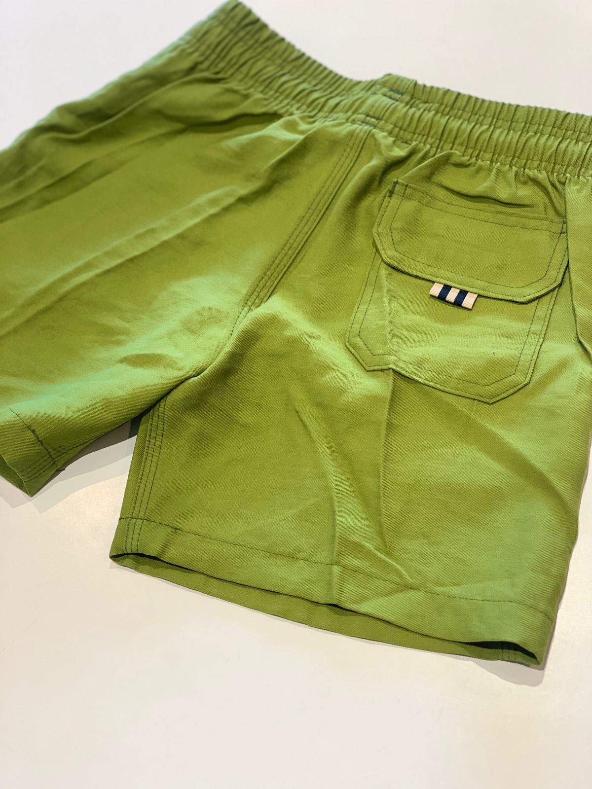 BERMUDA MAS KIDS ALFA PREMIUM VISCOSE VERDE ESMERALDA