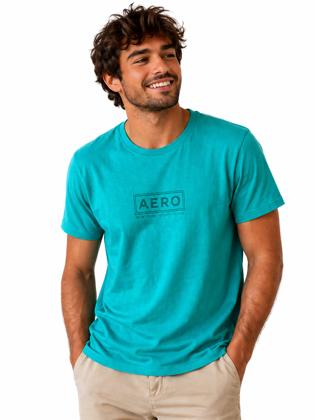 CAMISETA MAS MC SILKADA AEROPOSTALE VERDE