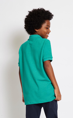 POLO MC MAS TEEN AEROPOSTALE MESCLA VERDE ESCURO