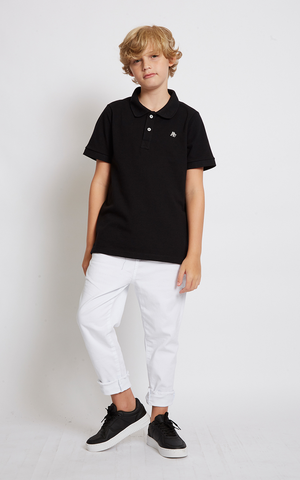 POLO MC MAS TEEN AEROPOSTALE PRETO