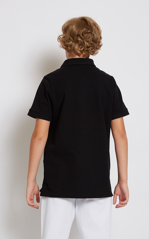 POLO MC MAS TEEN AEROPOSTALE PRETO