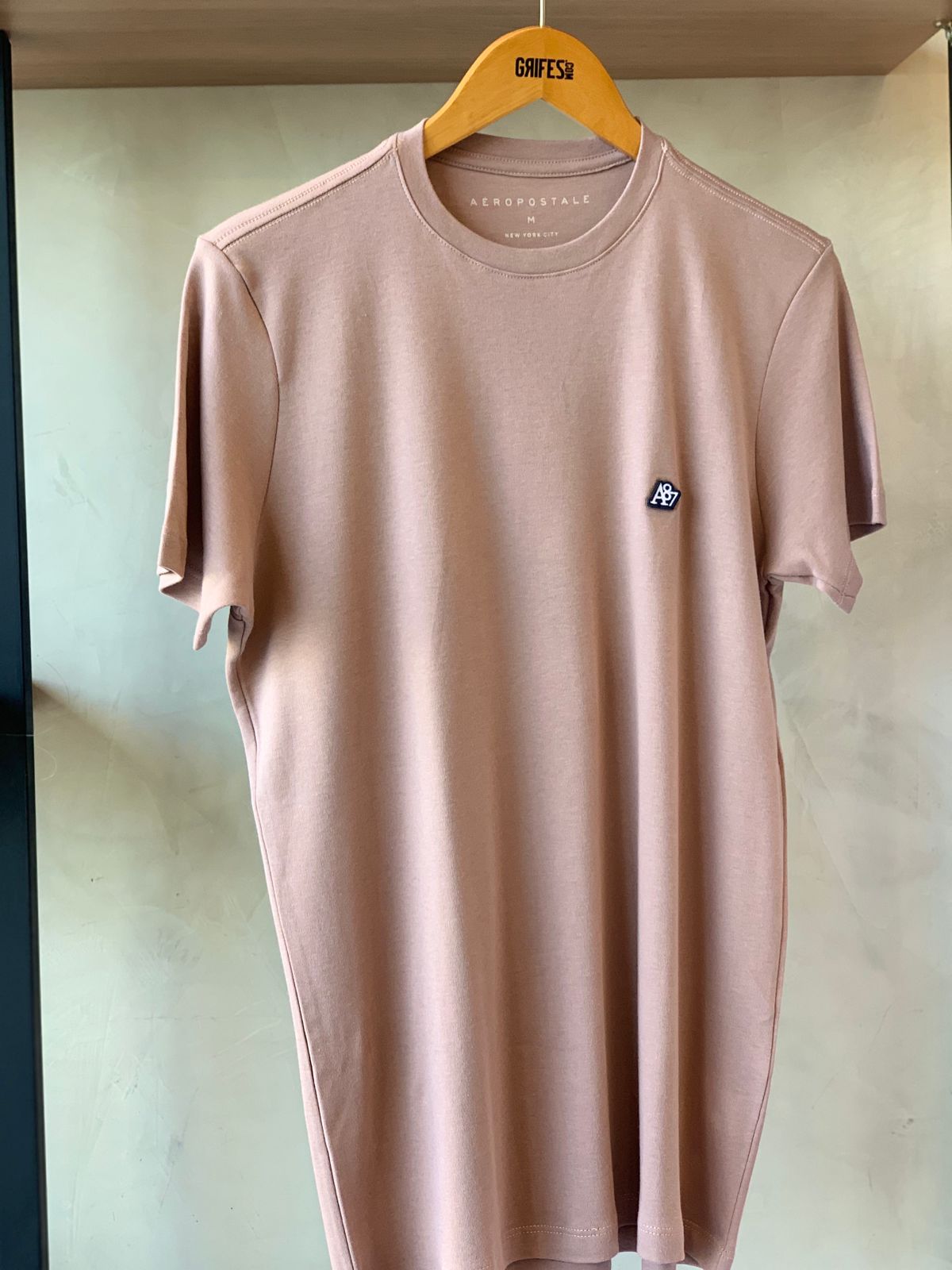 CAMISETA MAS MC SUEDINE AEROPOSTALE ROSE