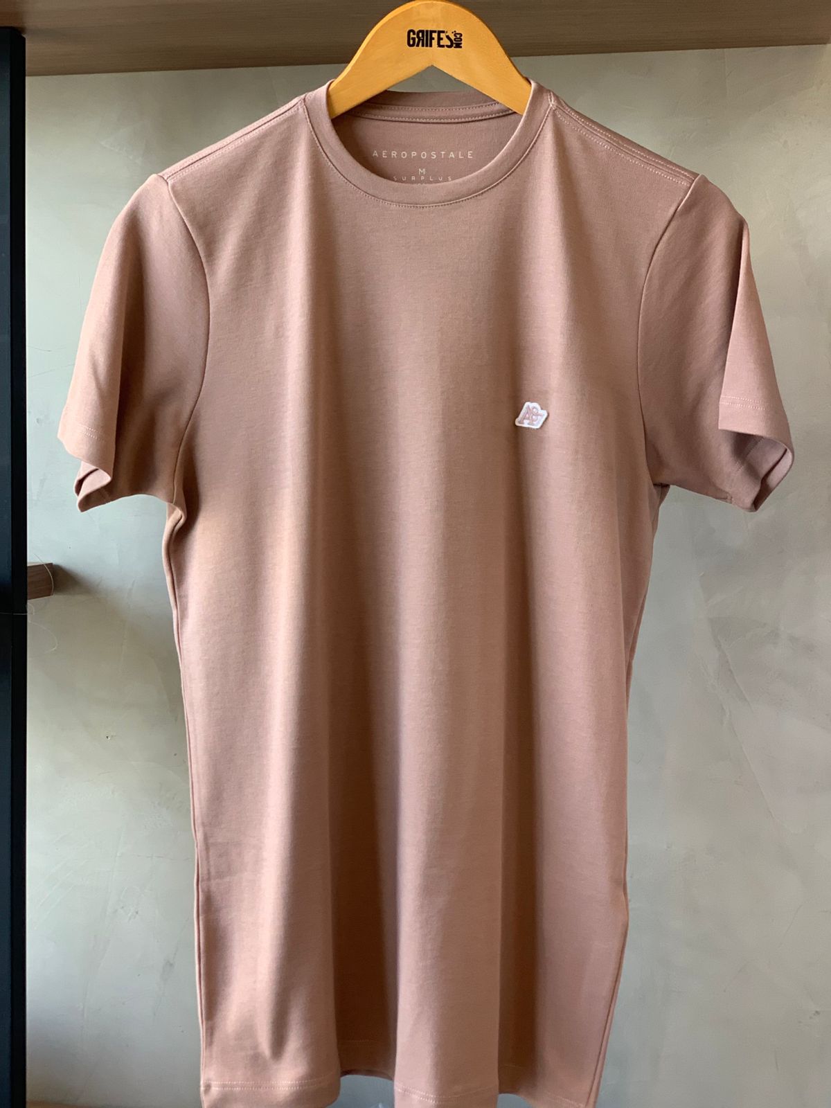 CAMISETA MAS MC SUEDINE AEROPOSTALE ROSE