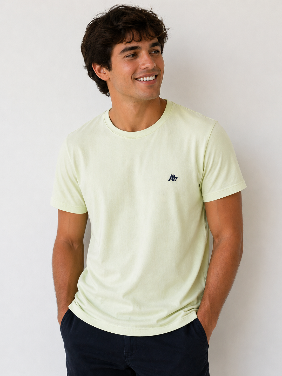 CAMISETA MC MASC AEROPOSTALE A87 VERDE