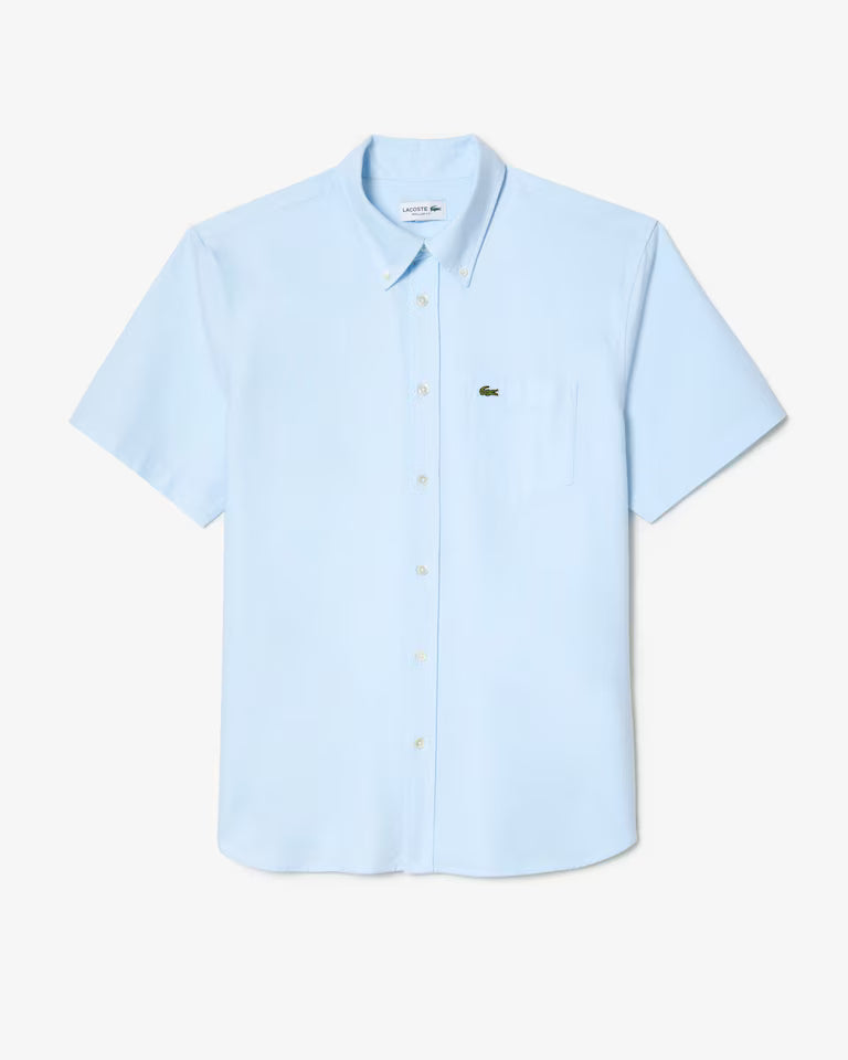 CAMISA MC MAS LACOSTE AZUL CLARO F6Z