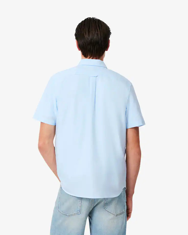 CAMISA MC MAS LACOSTE AZUL CLARO F6Z